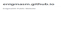 Tablet Screenshot of enigmasm.com